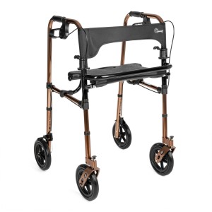 Balkonik czterokołowy z hamulcami i siedziskiem - DEFENDER