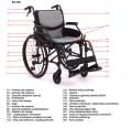 Wózek inwalidzki aluminiowy AERO AR-366