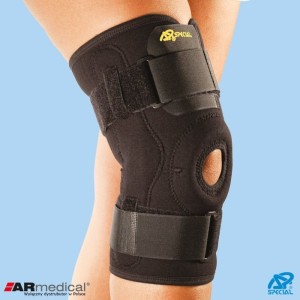 Neoprenowa orteza stawu kolanowego z zawiasami SP-A 2315D