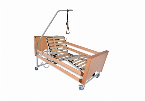 Łóżko rehabilitacyjne do opieki dla osób chorych (z zakrytymi siłownikami) MODEL R