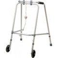Balkonik aluminiowy z kulką – składany, dwukołowy AR-009