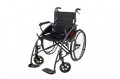 WÓZEK INWALIDZKI STALOWY Z HAMULCAMI DLA ASYSTENTA AT52307
