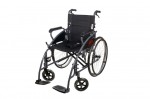  WÓZEK INWALIDZKI  STALOWY  Z HAMULCAMI DLA ASYSTENTA AT52307
