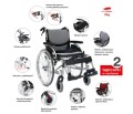 Wózek inwalidzki aluminiowy ERGONOMIC AR 300