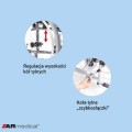 Wózek inwalidzki aluminiowy Dynamic AR 330A