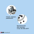 Wózek inwalidzki aluminiowy Dynamic AR 330A