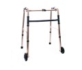 Balkonik aluminiowy składany, dwukołowy – koła 5″ AR-003
