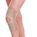 Tkaninowa orteza stawu kolanowego ze wzmocnieniami i otworem na rzepkę, wciągana SP 871