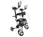 Podpórka rehabilitacyjna 4-kołowa aluminiowa z podparciem łokci. SUPPORT PLUS AR-029