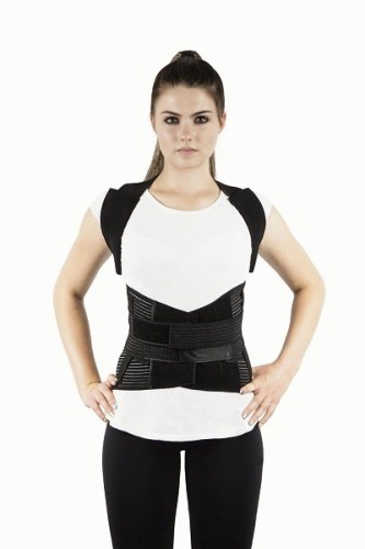 Orteza tułowia sztywna, wysoka, ze stalkami AT04505