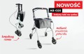 Podpórka rehabilitacyjna 4-kołowa aluminiowa. COMPACT AR-026