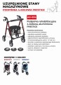 Podpórka rehabilitacyjna 4-kołowa Prestige AR-006
