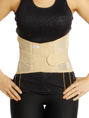 Pas lędźwiowo-krzyżowy z pasami dociągowymi "Lumbomax Plus" O-1431
