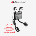 Balkonik trójkołowy aluminiowy. ULTRA AR-027