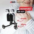 Balkonik trójkołowy aluminiowy. ULTRA AR-027