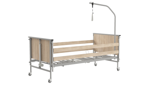 Łóżko rehabilitacyjne sterowane elektrycznie - DREAM-TIM - Dąb Sonoma