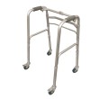 Balkonik aluminiowy – składany. 4-kołowy z hamulcami AR-031