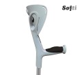 Kula łokciowa – aluminiowa z miękkim uchwytem Softi AR-010M