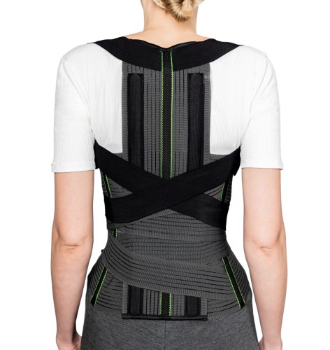 Orteza tułowia sztywna, wysoka ze stalkami AT04505 PRO