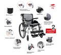 Wózek inwalidzki magnezowy MAGNESIUM AR-355