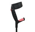 Kula łokciowa-aluminowa z ruchomą obejmą i miękkim uchwytem Pro-Soft AR-024M