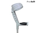 Kula łokciowa-aluminowa z ruchomą obejmą i miękkim uchwytem Pro-Soft AR-024M